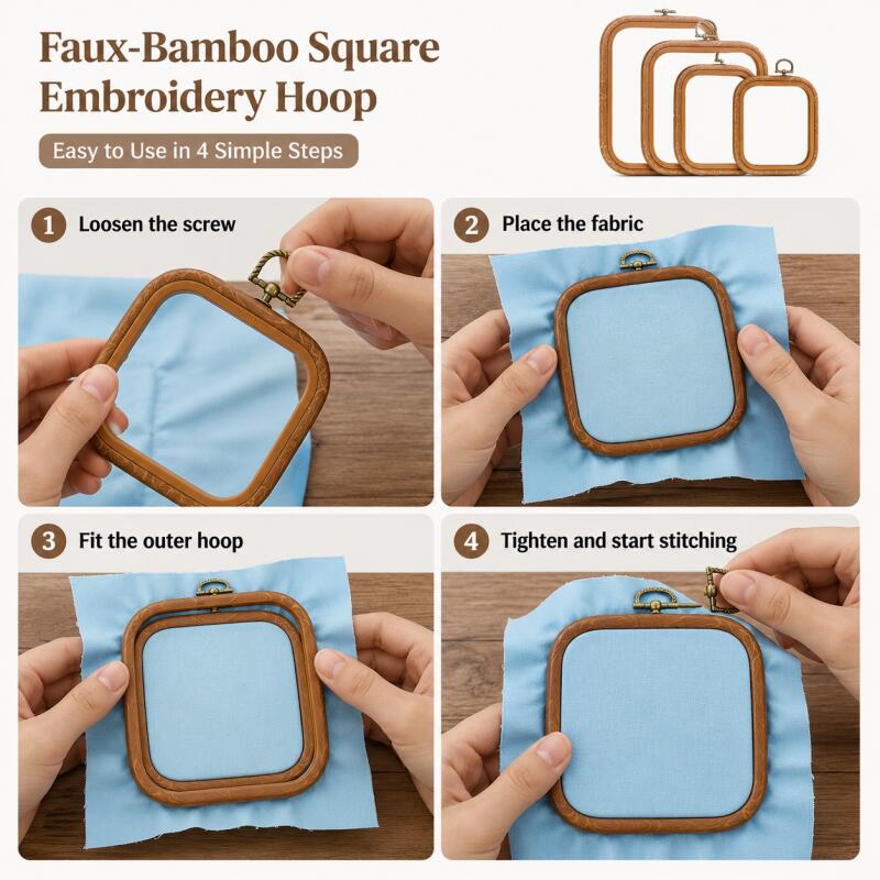 Square Decorative Fauxs Wood C - Wood Ring Blank 评论和价格