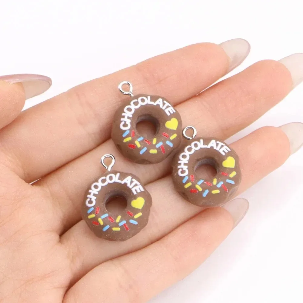 10Pcs Kawaii 3D Bread Donut Re - Resin Crafts Diy 评论和价格