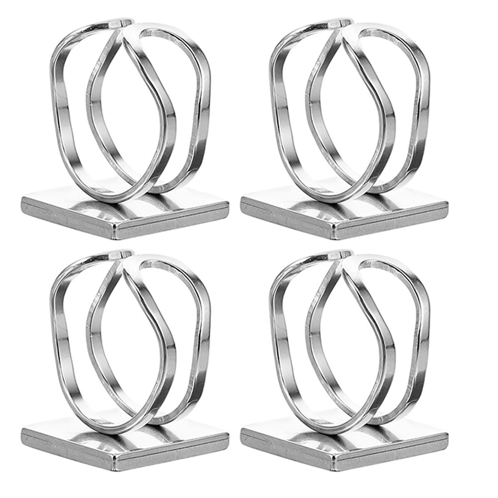 4Pcs DIY Stainless Steel Ring  - Resin Crafts Diy 评论和价格