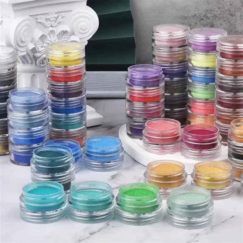 6Pcs Aurora Pearlescent Glitte - Resin Glitter Pack 评论和价格