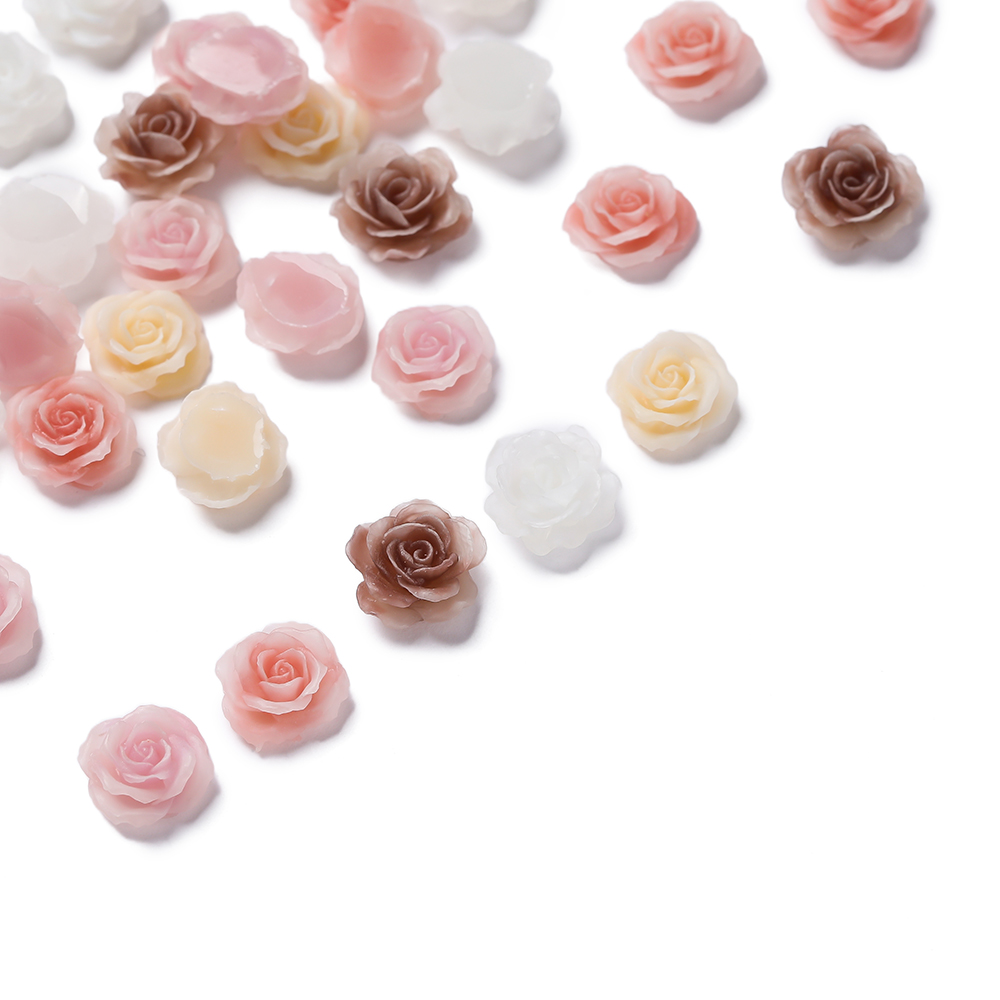 20/50pcs No Hole Resin Flower  - Resin Craft Ideas 评论和价格
