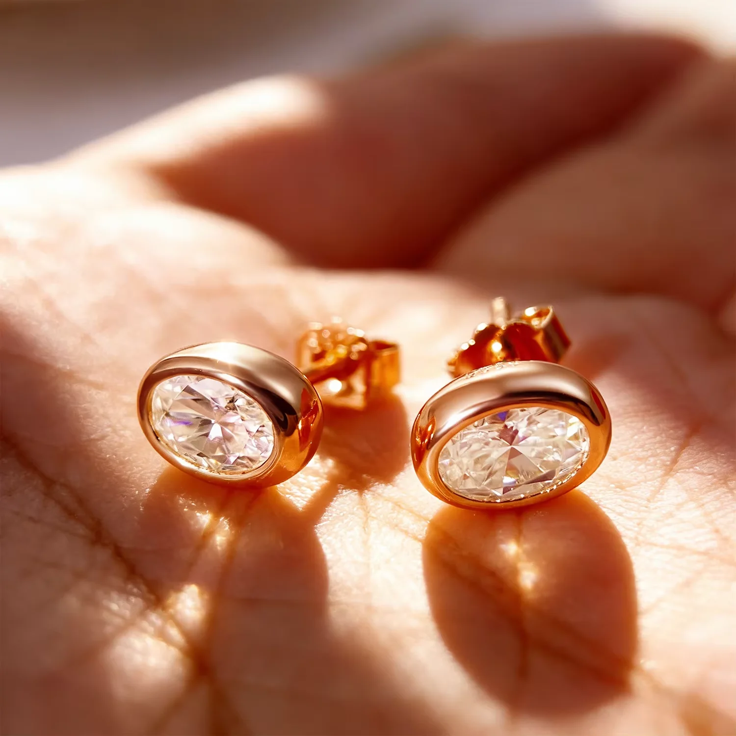 QIBAOKU Bezel Set Oval 3ct Moi - Bezels Set Pendant 评论和价格