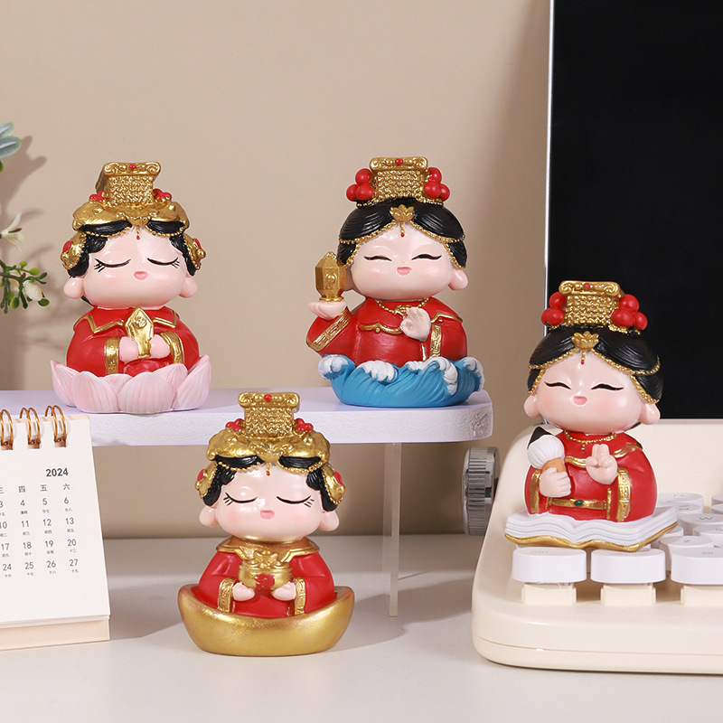 Chinese Style Mazu Resin Figur - Crafting Resin 评论和价格